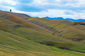 Obraz premium Tien Shan Astronomical Observatory, Ile-Alatau National Park, Assy Plateau, Almaty, Kazakhstan, Central Asia