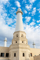 Fototapeta premium Sheikh Khalifa al Nahyan Mosque, Shymkent, South Region, Kazakhstan, Central Asia