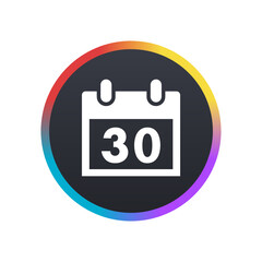 Calendar -  Push Button