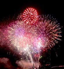 fireworks in the sky