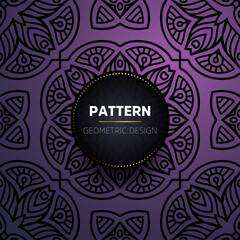 luxury ornamental mandala design background