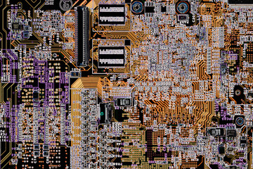 Computer Circuit board In each filter