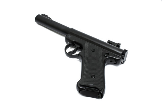 World war 2 German ruger old fashion precising pistol handgun weapon 