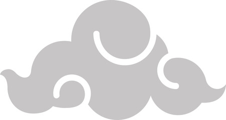 mid autumn festival with clouds