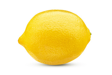 Lemon isolated on white background           