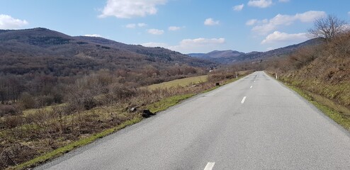 road in the mountains