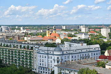 Fototapeta na wymiar View of Debrecen city, Hungary