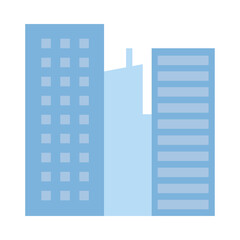 buildings cityscape urban scene icon