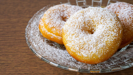 donut on a plate