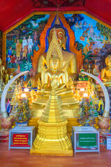 Buddha statue, Wat Doi Suthep, Chiang Mai, Thailand