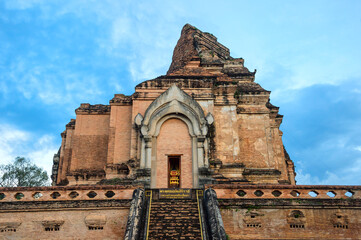 Wat Chedi Luang Pagoda, Chiang Mai, Thailand