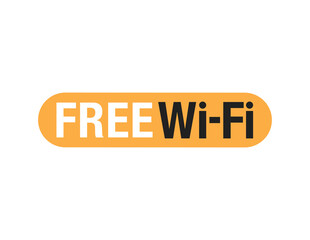 Wifi icon symbol. Free wifi icon. Free wifi sign. 