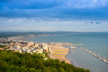 panoramic view of the Adriatic Coast