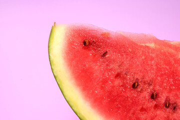 The indispensable fruit of the summer season is watermelon. watermelon slices and watermelon seeds. watermelon slices ready to eat.