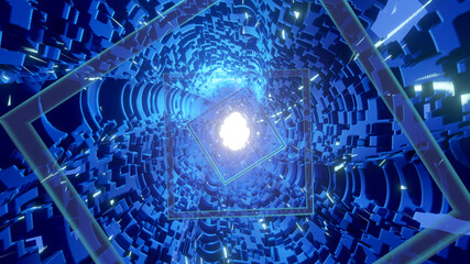 Futuristic Sci fi Abstract Backgrounds  glow light blue background 