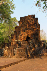 TEMPLE PRASAT MUANG SING A L'OUEST DE BANGKOK - REGION DE KANCHANABURI - THAILANDE