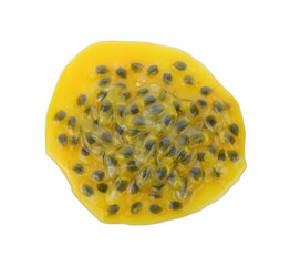 passion fruit isolated on white