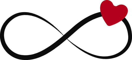 Infinity, symbol, art, vector illustration