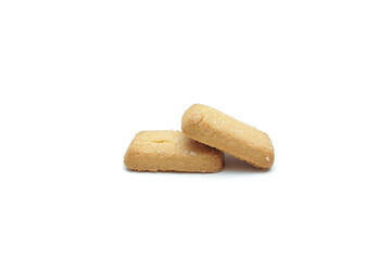Cookie chocolate chip and Sugar cookie isolated on white background