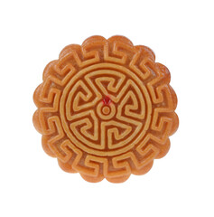 mooncake isolated on white background