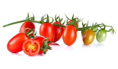  tomato isolated on white background