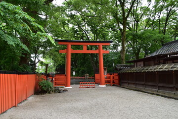 Shimogamo shrine in Kyoto, Japan