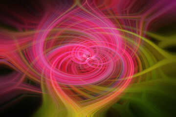 abstract fractal background with space