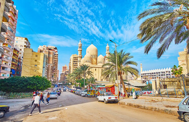 The residential quarters of Alexandria, Egypt