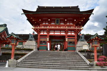 Inari Taisha shrine in Kyoto, Japan