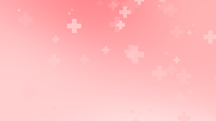 Medical health red cross pattern background. Abstract healthcare for World Blood Donor Day.