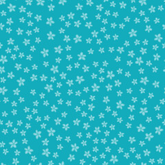 Hand Drawn Seamless Background With Floral Ornaments, Stylized Flowers, Dots, Plants. Vector Abstract Floral Textures.