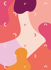 contemporary paint work art abstract style