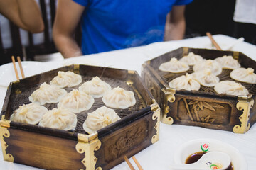 Soup Dumplings are a famous dish served in Xi'an, China
