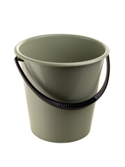 a large plastic bucket with handle