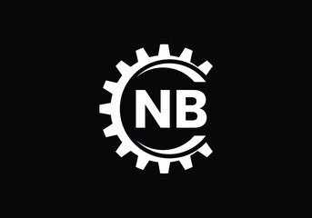 Initial Letter N B Logo Design. Monogram logo. Graphic Alphabet Symbol for Corporate Business Identity.