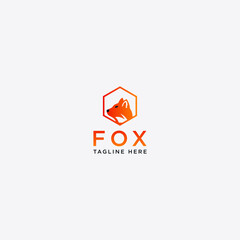 Fox logo Design vector template - Vector