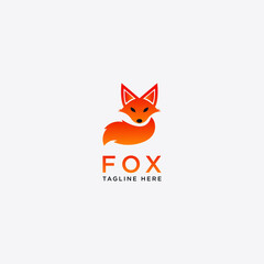 Obraz premium Fox logo Design vector template - Vector
