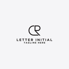 logo design inspiration for companies from the initial letters of the CR logo icon. -Vector	
