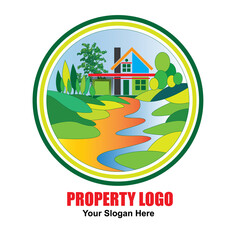 Vector logo property logo design in eps 10. Simple template and ready to use.