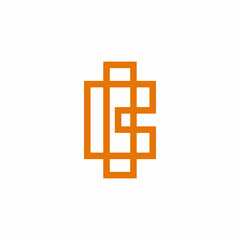 Obraz premium simple modern minimalist abstract line logo premium vector