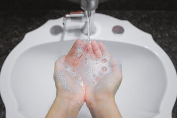 Important reminder to wash hands often