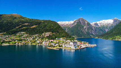 Balestrand. The administrative centre of Balestrand Municipality in Sogn og Fjordane county, Norway.