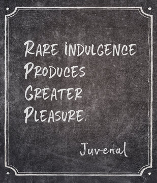 Rare Indulgence Juvenal