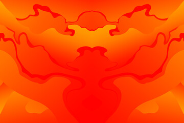 Abstract orange and red wavy background with curve lines. lava. Burn. Fire. Flame.