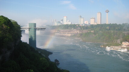 Rainbow on Niagara Falls 