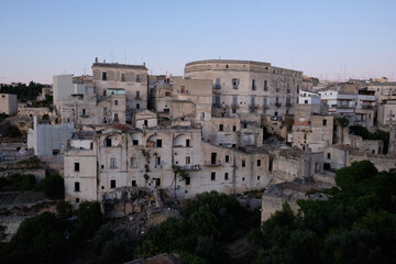Fototapeta na wymiar Landscape of the city of Gravina in Puglia