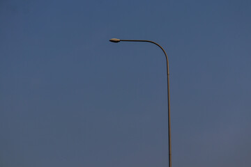 The street lighting