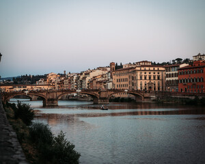 St Trinity Bridge  in florence italy