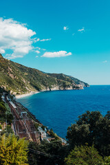 beautiful view of the Italian coast