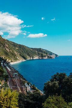beautiful view of the Italian coast